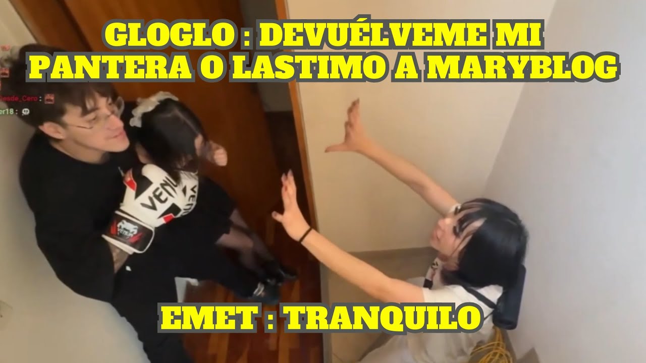 EMET Y MARYBLOG LE ROBAN LA PANTERA A GLOGLO Y ÉL LAS PERSIGUE POR TODA LA CASA (FULL CHOW)