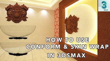 HOW to use Conform & Skin Wrap in 3dsMax