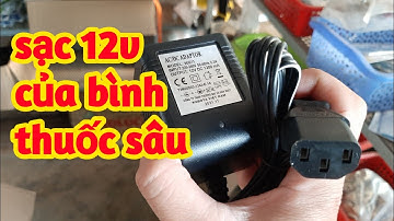 Cục Sạc Bình Ắc Quy 12V 8Ah 10Ah Của Bình Phun Thuốc Trừ Sâu