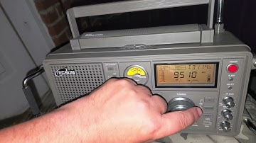 Tuning around with the Tecsun S-2200x portable receiver on telescopic and personal comments