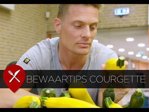 Courgette bewaren