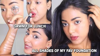 My Fav FOUNDATION also works as a SUNSCREEN😍 | GRWM for Lunch by Kareena Malik 12,186 views 4 months ago 5 minutes, 46 seconds
