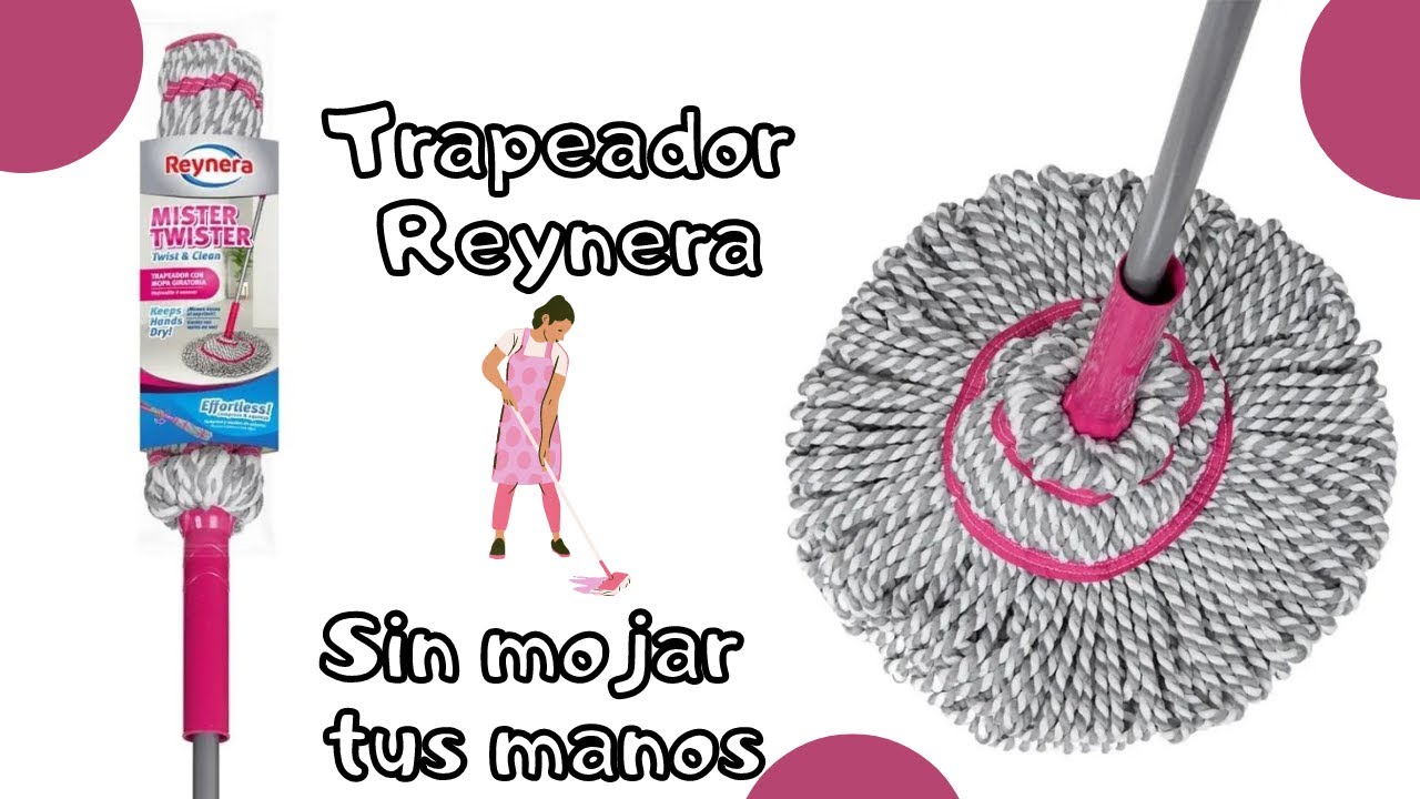 Cubeta Con Exprimidor Y Trapeador De Regalo Reynera