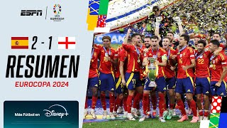Thumbnail for ¡AGÓNICA VICTORIA DE LA FURIA ROJA PARA SER EL CAMPEÓN DE LA EURO! | España 2-1 Inglaterra | RESUMEN