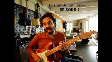 Fusion Guitar Lesson - Diminished Scale 8 & 10 Note Patterns (Episode1)