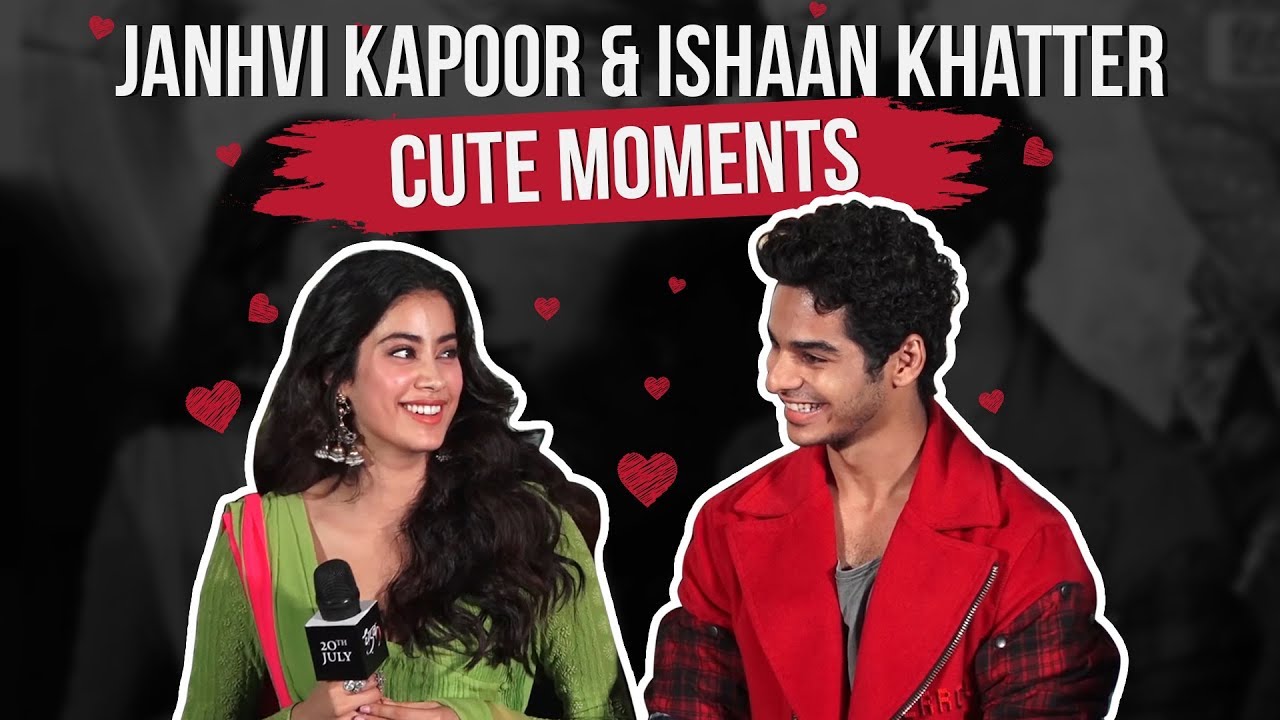 Jahnvi Kapoor & Ishaan Khatter cute moments | Dhadak | Pinkvilla | Ishaan & Janhvi