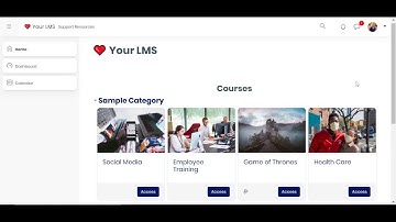 Student View Example - Pluto LMS