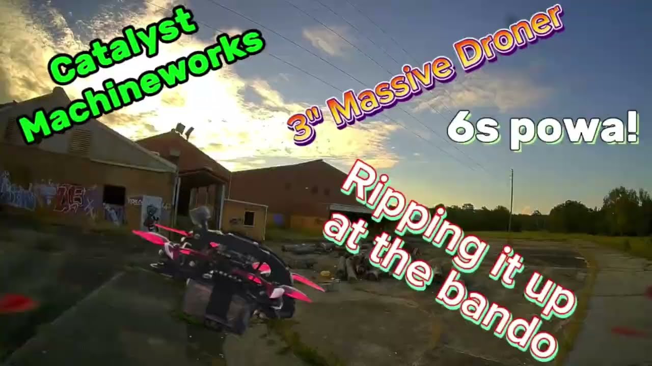 3" Freestyle Drone Rips Through a Bando