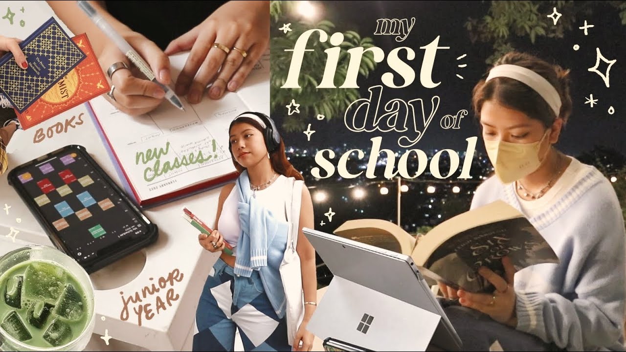 MY FIRST DAY OF COLLEGE vlog 😴 *junior year* - YouTube
