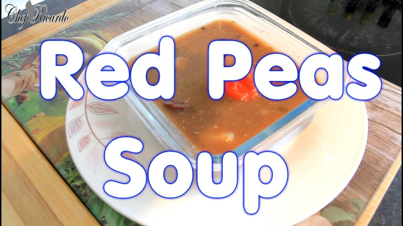 Jamaica Red Peas Soup Recipe Coming Soon !! From Chef Ricardo !