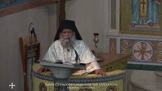 Homily by Father Makarios Mannos on the raising of Lazarus