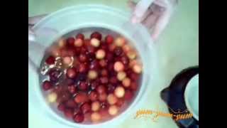 видео Рецепт Компот з полуниці і черешні
