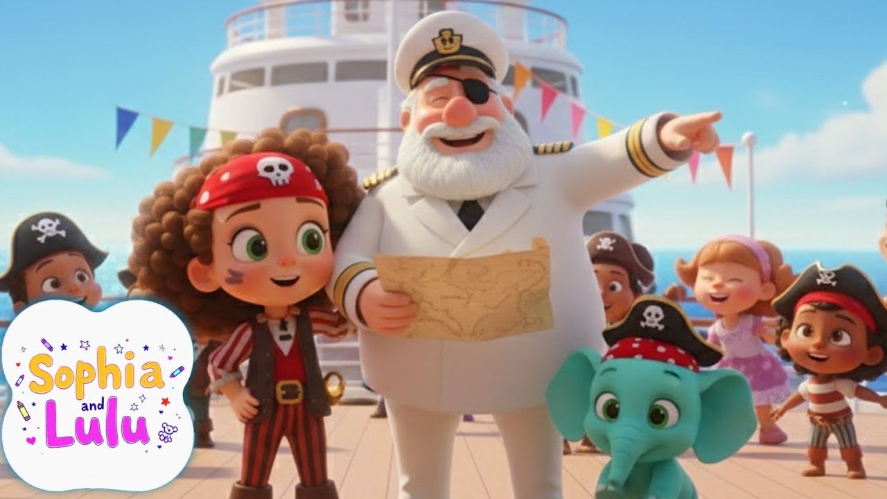 Captain's Ship Adventure - Nursery Rhymes & Kids Songs - Sophia and Lulu