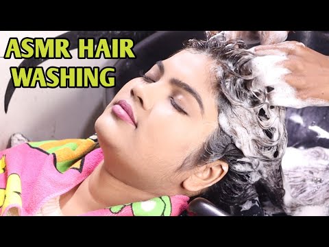 ASMR Relaxing Shampoo and Hair Wash | Asmr Heavy Shampooing Scalp Massage Head Massage | No talking