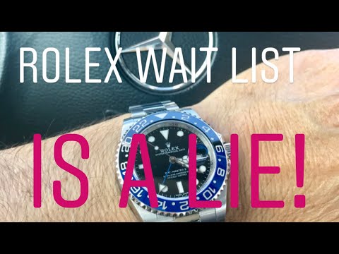 rolex wait list