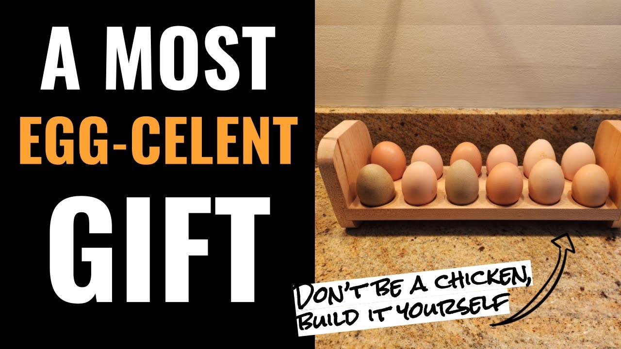 Countertop Wood Egg Holder #anawhite #woodworkingprojects #backyardchickens  