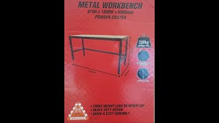 Unboxing/Reviewing (ROMAK) Workbench. by Wally Trinc 380 views 2 years ago 4 minutes, 37 seconds