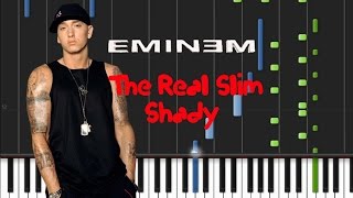 Eminem - The Real Slim Shady [Piano Tutorial] (♫) chords