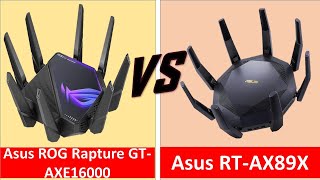 ✅Asus ROG Rapture GT-AXE16000 vs Asus RT-AX89X WiFi 6 Router Comparison