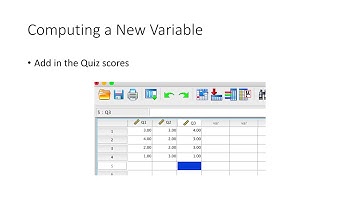 Lab #4 SPSS Selection and Transformation of Data