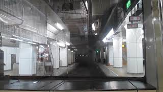 名鉄3100系3102F 前面展望 名鉄名古屋ー栄生 急行 岐阜行 2019年2月