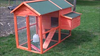 I purchased the Pawhut 71" Wooden Backyard Hen House Chicken Coop from Amazon. You can find the listing here: http://www.