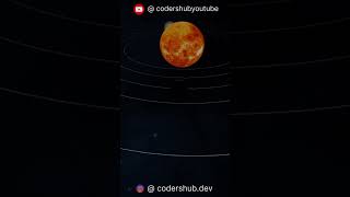 Creating a 3D Solar System  Using HTML , CSS , JS and Three JS  #webdevelopment screenshot 1