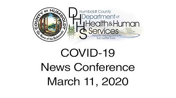 March 11, 2020 COVID-19 Local Health Emergency News Conference