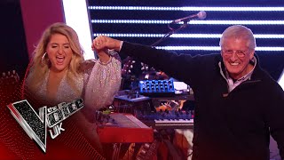 Meghan Trainor's Dad Shows off His Piano Skills with 'Shake Rattle and Roll'! | The Voice UK 2020 Resimi