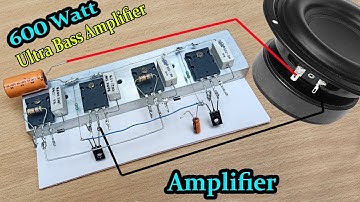 how to make heavy bass powerful amplifier // bass amplifier with 2sc5200 and 2sa1943