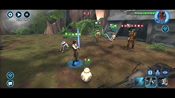 SWGOH - GAC 129 - Round 1 | JTR, BB-8, R2-D2 vs CLS, Chewpio, C-3PO (3v3)
