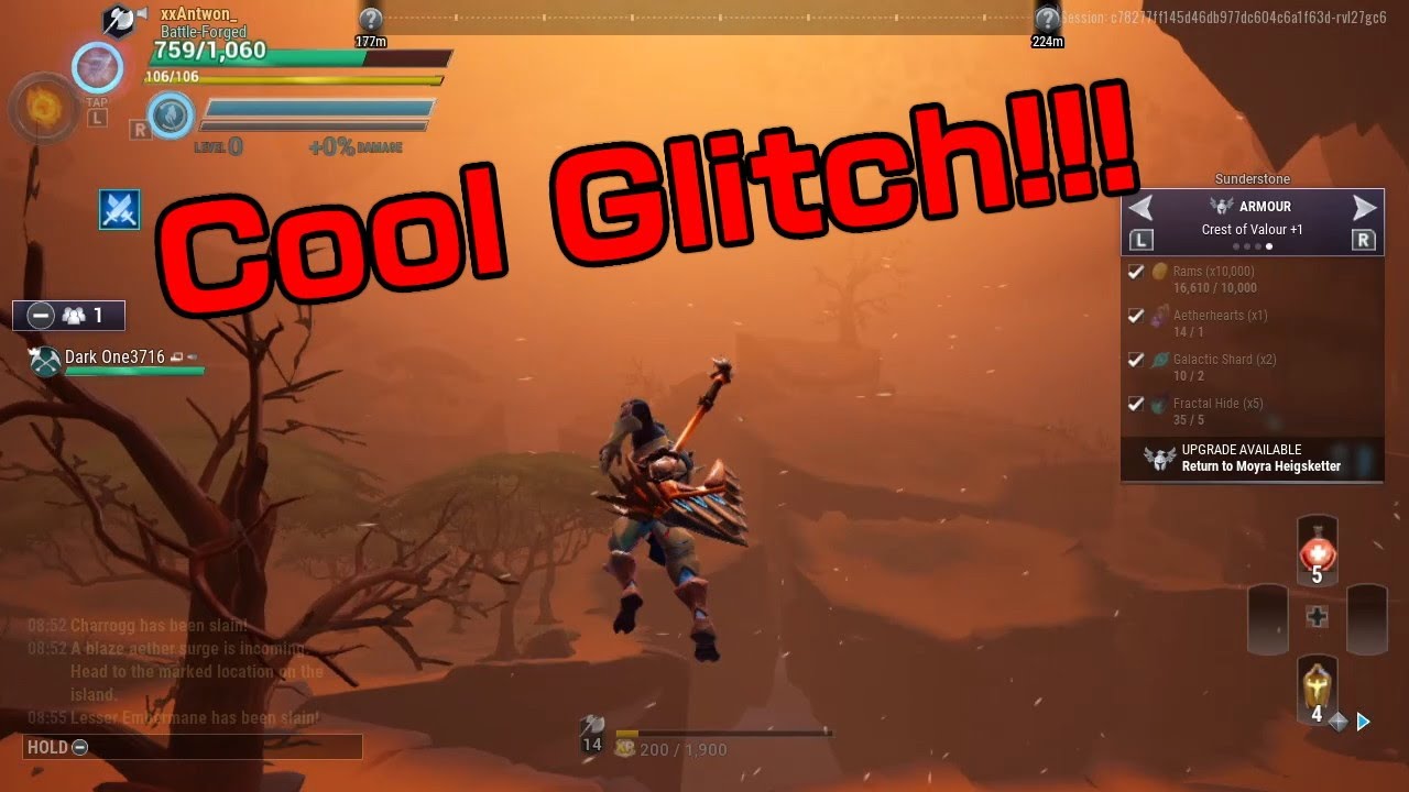 Cool Glitch!!! (Dauntless)