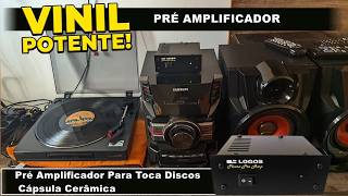 Pre Amplificador Para Toca Discos (riaa) - Cápsula Cerâmica