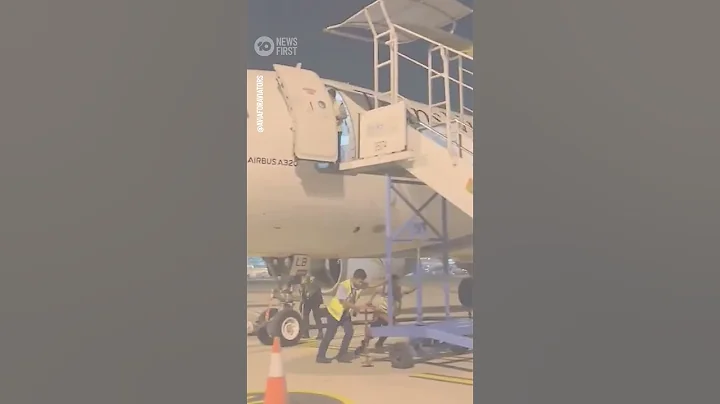 Airport Worker Falls From Plane at Airport in Indonesia | 10 News First - DayDayNews