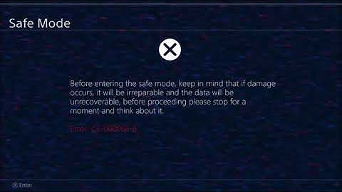 PS4 Fatal Error (help)