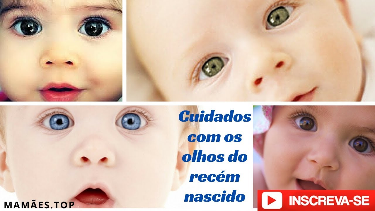 Cuidados com os olhos do recém nascido!! Mamaes.Top - YouTube