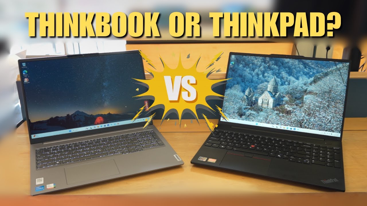 ThinkBook 16 vs ThinkPad E16 – Which Should You Buy? - YouTube
