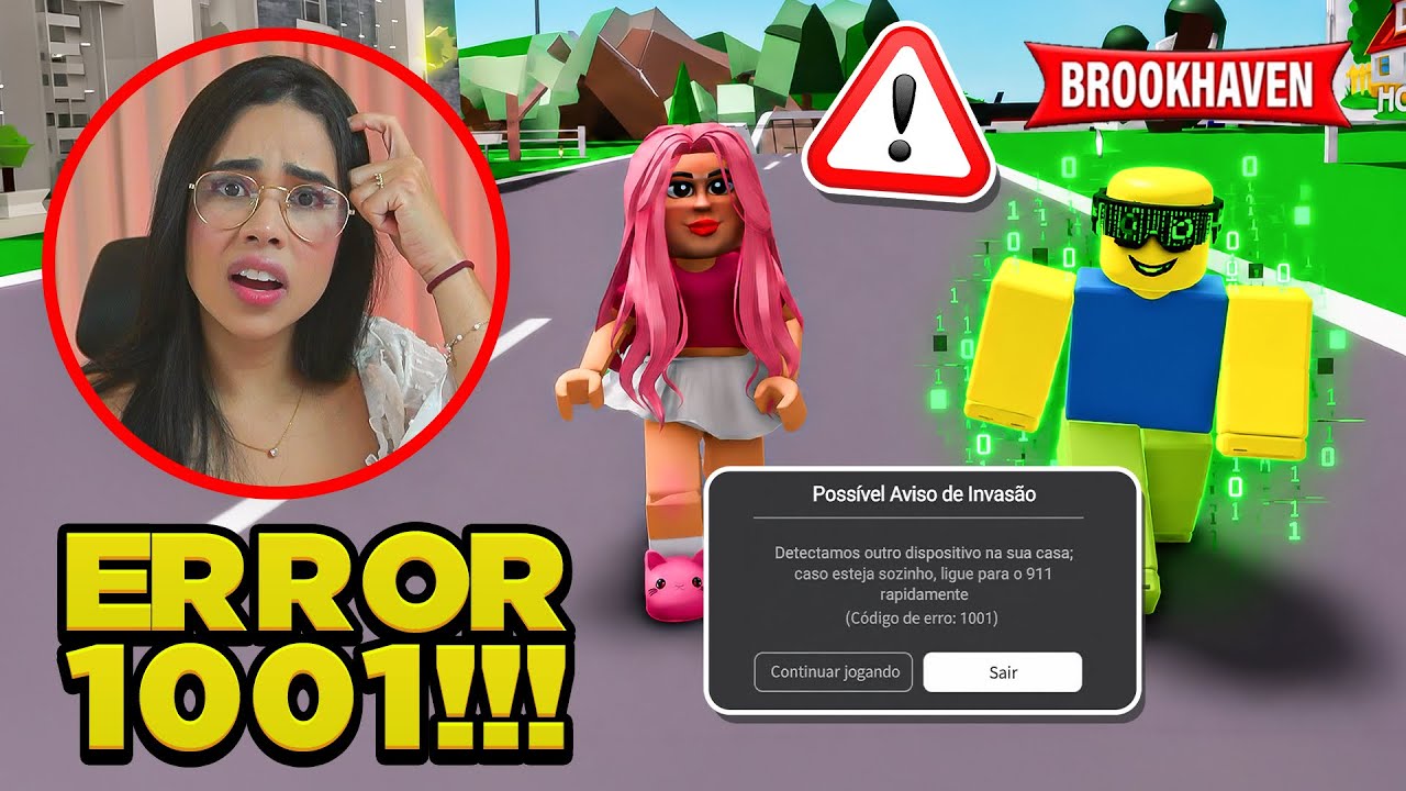 O QUE É O ERRO 1001 DO ROBLOX *entenda