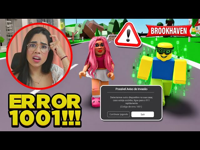 O QUE É O ERRO 1001 DO ROBLOX *entenda
