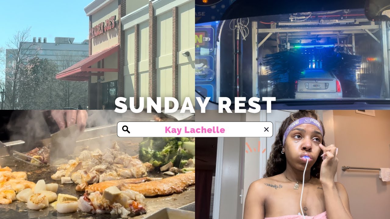 SUNDAY RESET VLOG: Vegan Groceries, Hibachi, Ice cream date & GRWM!