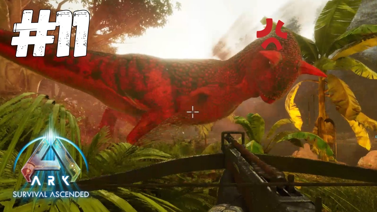 ARK ASCENDED The Island FR #11 : Des Carno Alpha Partout 😭