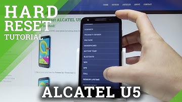 How to Hard Reset ALCATEL U5 - Reset Code / Wipe Data |HardReset.info