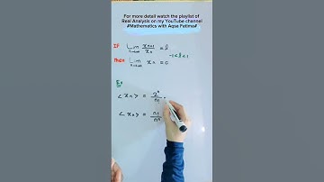 limit of a sequence theorem #maths #shorts #mcqs #mathematics #youtubeshorts #video #tricks #PhD #bs