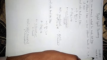 DSP Lecture#27 (week#15)