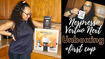 Nespresso Vertuo Next Unboxing + first cup | Elise Danielle