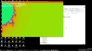 A non-programmer uses the intel compiler to make a fractal generator WAY FASTER (read description)