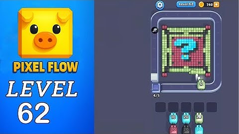 Pixel Flow Level 62 Walkthrough