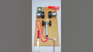 Generate Electricity From Two DC Motors With One DC Motor ° DC Motor #dcmotor #tech #shorts