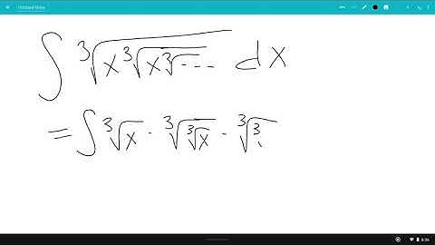 Integral of NESTED cubed root of x