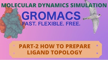 Molecular Dynamics of Protein - Ligand complex on Gromacs Part-2 Ligand Topology